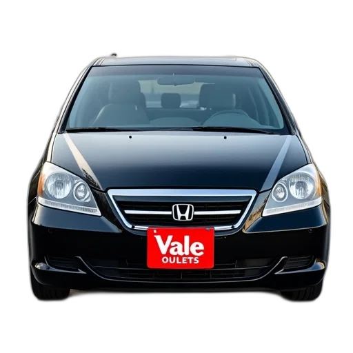 car, black, honda, minivan transparent PNG cut-out