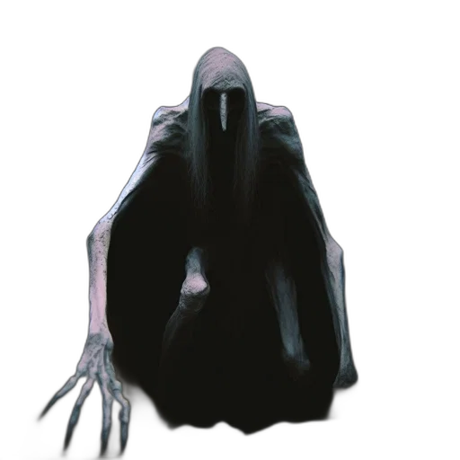 creature, mask, face, staff transparent PNG cut-out