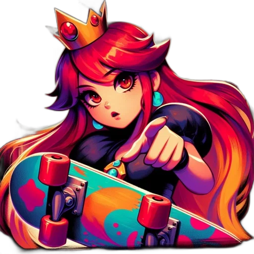 crown, staff, weapon, pixel art transparent PNG cut-out
