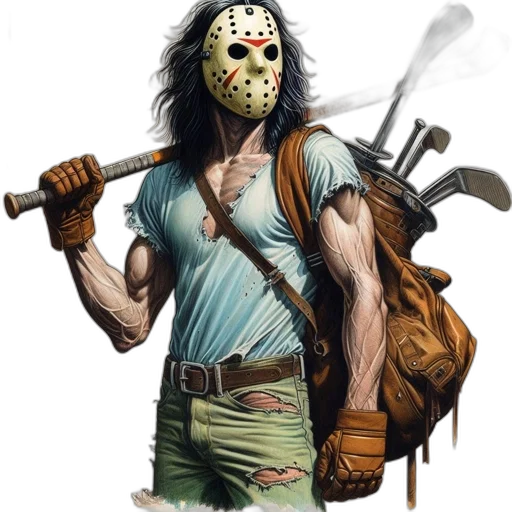 mask, concept art, comic book art, fantasy art transparent PNG cut-out