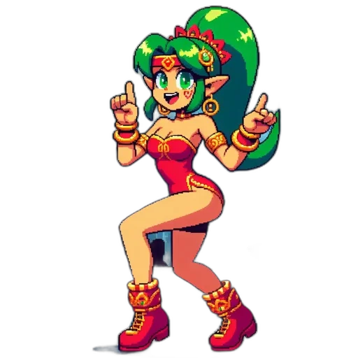 pixel art, concept art, cartoon, fantasy art transparent PNG cut-out