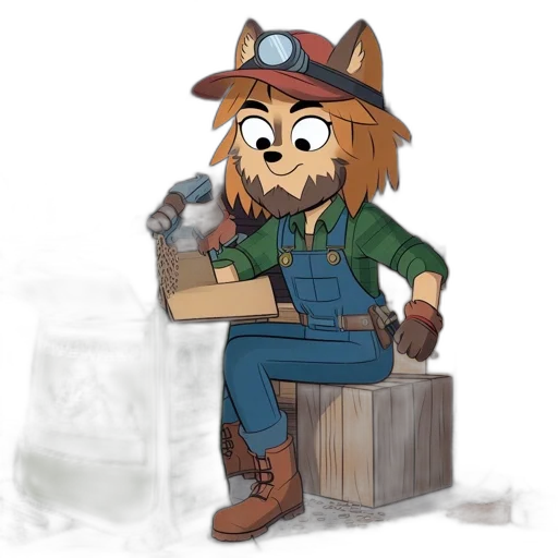 staff, bottle, furniture, robot transparent PNG cut-out