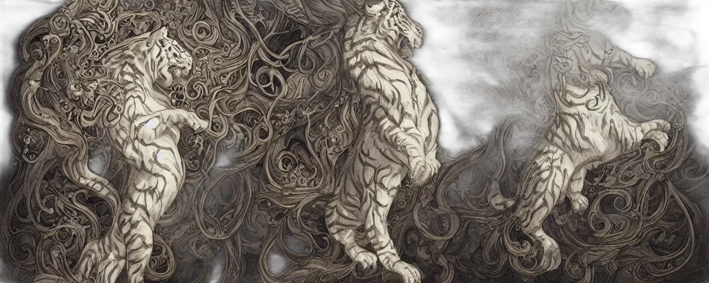 creature, dragon, hair, animal transparent PNG cut-out