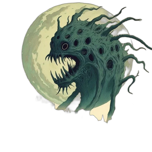 creature, mask, dragon, face transparent PNG cut-out