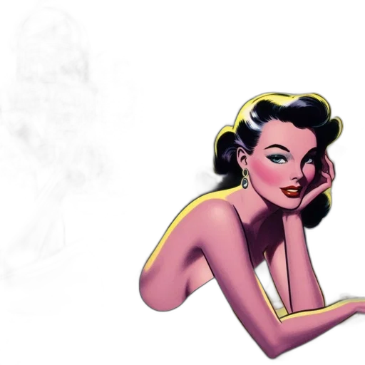 comic book art, cartoon, concept art, photorealistic transparent PNG cut-out