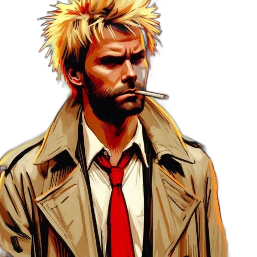 jacket, comic book art, concept art, photorealistic transparent PNG cut-out