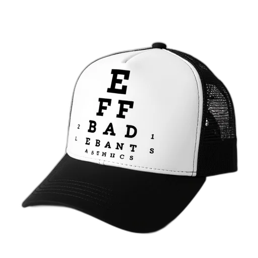hat, 3d render, cyberpunk, black transparent PNG cut-out