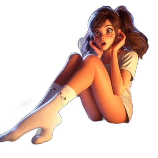 dress, shoes, staff, concept art transparent PNG cut-out