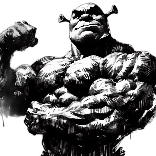 comic book art, concept art, fantasy art, photorealistic transparent PNG cut-out