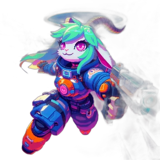 robot, weapon, staff, dragon transparent PNG cut-out