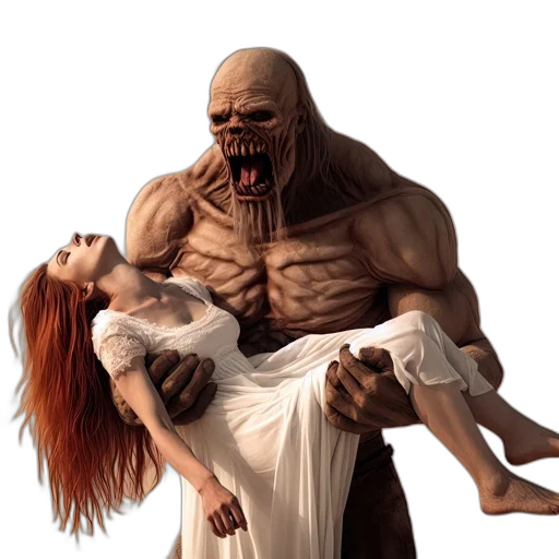 creature, concept art, comic book art, fantasy art transparent PNG cut-out