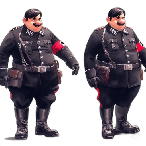 jacket, staff, concept art, 3d render transparent PNG cut-out