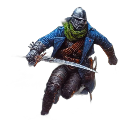 sword, weapon, staff, jacket transparent PNG cut-out