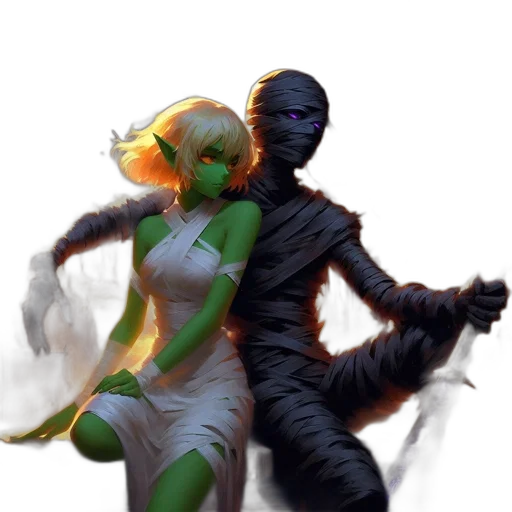 mask, staff, concept art, fantasy art transparent PNG cut-out