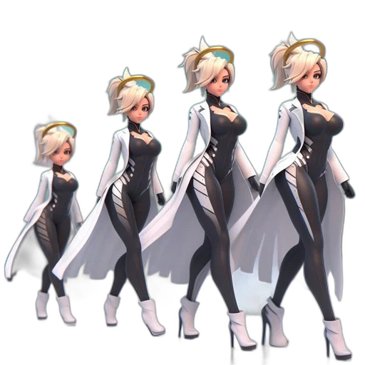 dress, staff, crown, robot transparent PNG cut-out