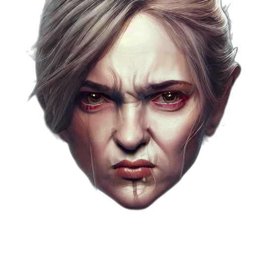 face, mask, fantasy art, concept art transparent PNG cut-out