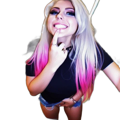 hair, creature, staff, weapon transparent PNG cut-out