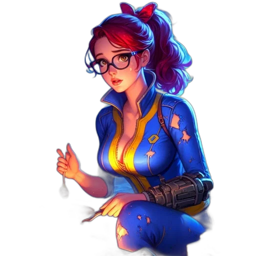 staff, dress, jacket, jewelry transparent PNG cut-out