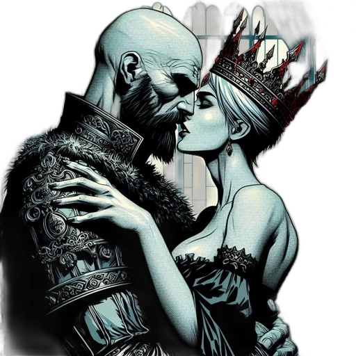 crown, comic book art, concept art, fantasy art transparent PNG cut-out