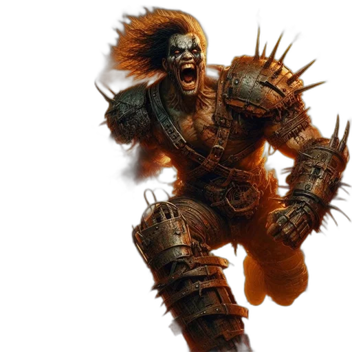 creature, concept art, fantasy art, 3d render transparent PNG cut-out