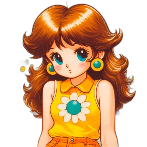dress, jewelry, flower, hair transparent PNG cut-out