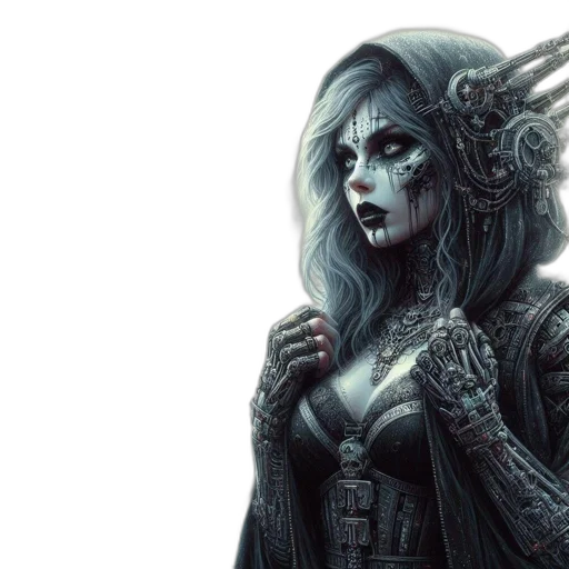 fantasy art, concept art, comic book art, photorealistic transparent PNG cut-out