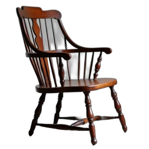 furniture, 3d render, photorealistic, antique transparent PNG cut-out