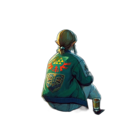 jacket, bottle, robot, weapon transparent PNG cut-out