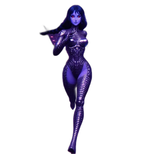 dress, robot, concept art, fantasy art transparent PNG cut-out