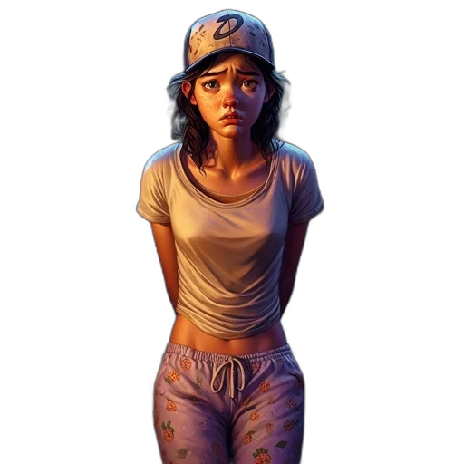 face, hat, creature, concept art transparent PNG cut-out