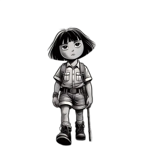 staff, robot, jacket, creature transparent PNG cut-out