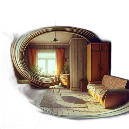 furniture, hair, shoes, mask transparent PNG cut-out