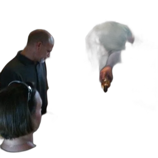 mask, hair, face, staff transparent PNG cut-out