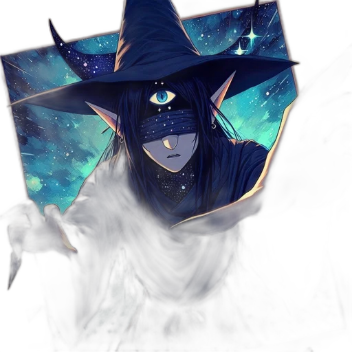 mask, hat, staff, dragon transparent PNG cut-out