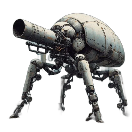 robot, weapon, creature, animal transparent PNG cut-out