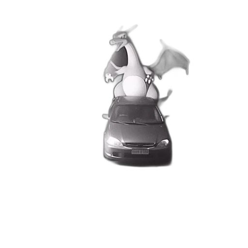 dragon, car, robot, shoes transparent PNG cut-out