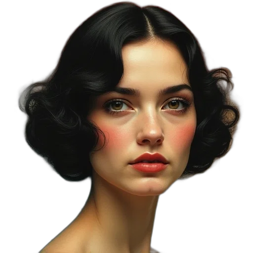 face, crown, hair, jewelry transparent PNG cut-out