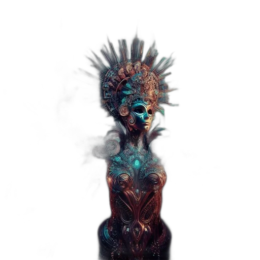 crown, jewelry, staff, mask transparent PNG cut-out