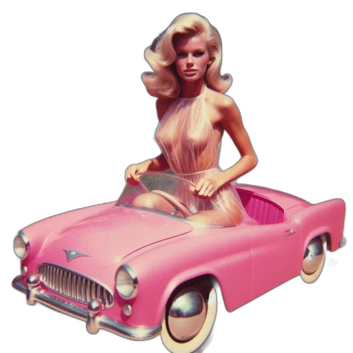 car, dress, concept art, photorealistic transparent PNG cut-out