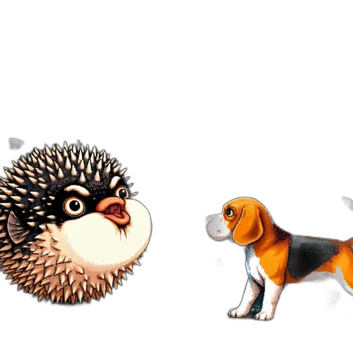 animal, creature, concept art, 3d render transparent PNG cut-out