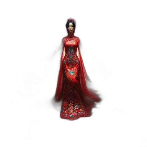dress, jewelry, crown, 3d render transparent PNG cut-out