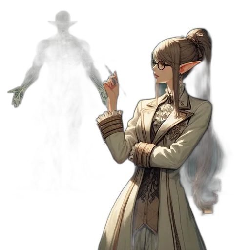staff, dress, face, weapon transparent PNG cut-out