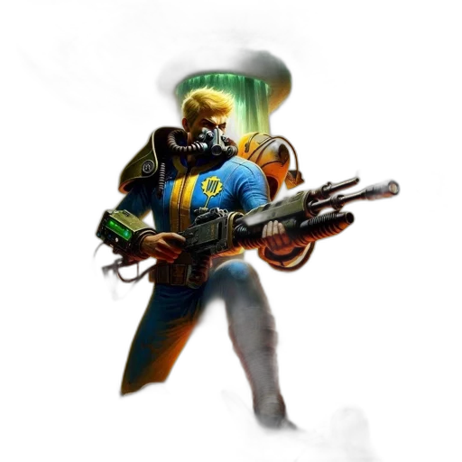weapon, robot, staff, concept art transparent PNG cut-out