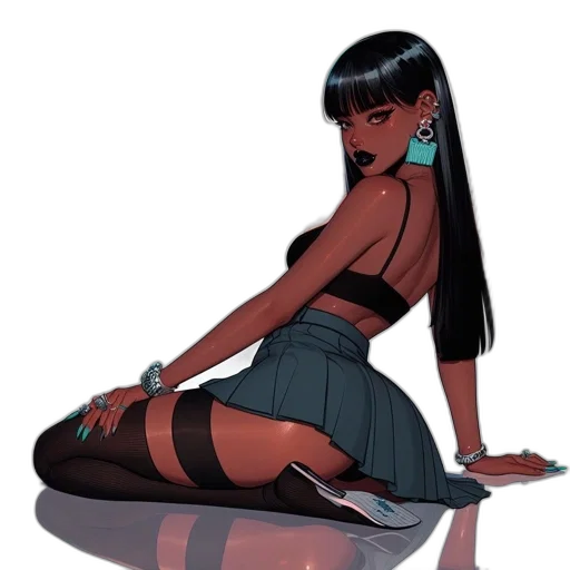dress, concept art, cartoon, anime transparent PNG cut-out