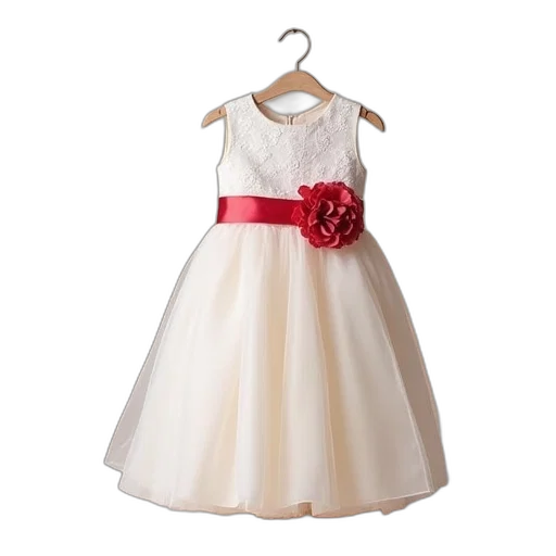 dress, 3d render, girls, toddler transparent PNG cut-out