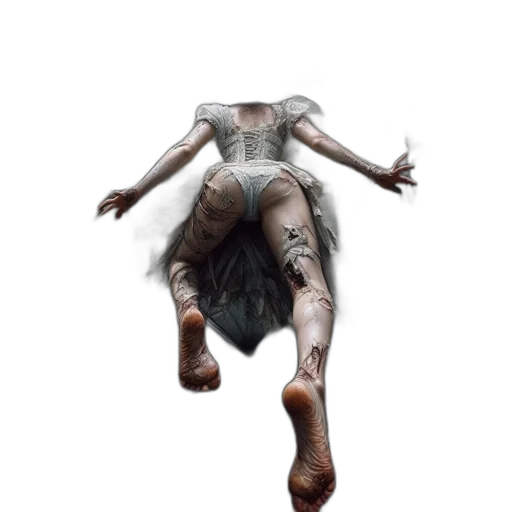 creature, dress, mask, face transparent PNG cut-out
