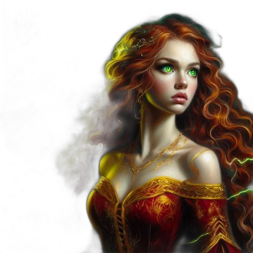 dress, fantasy art, photorealistic, concept art transparent PNG cut-out