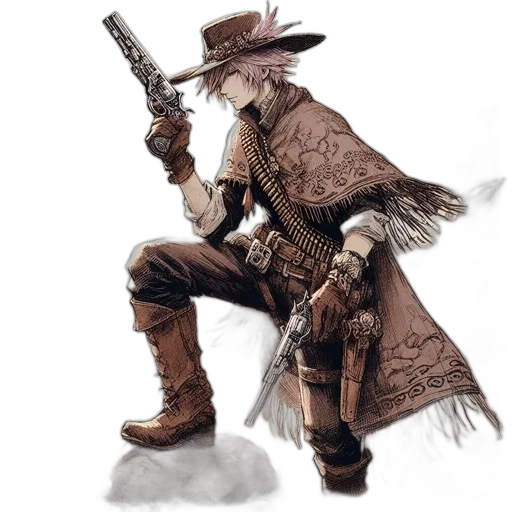 weapon, staff, jacket, concept art transparent PNG cut-out