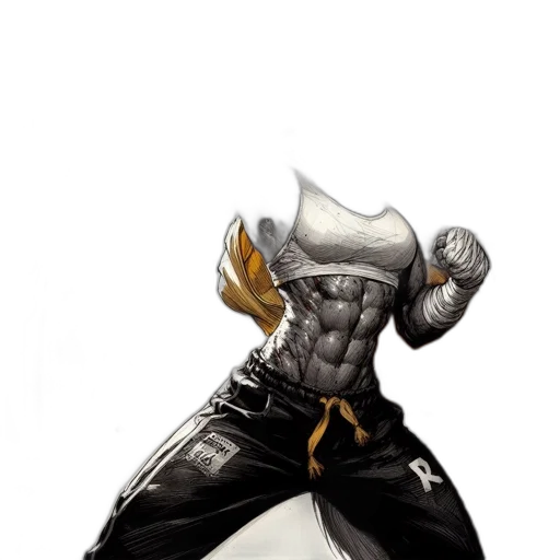 mask, weapon, sword, jacket transparent PNG cut-out
