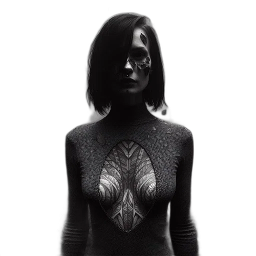dress, mask, jewelry, robot transparent PNG cut-out